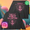 kenny Wearervls Store Merch Cupid Worlds Worst Valentine Sweatshirt qD