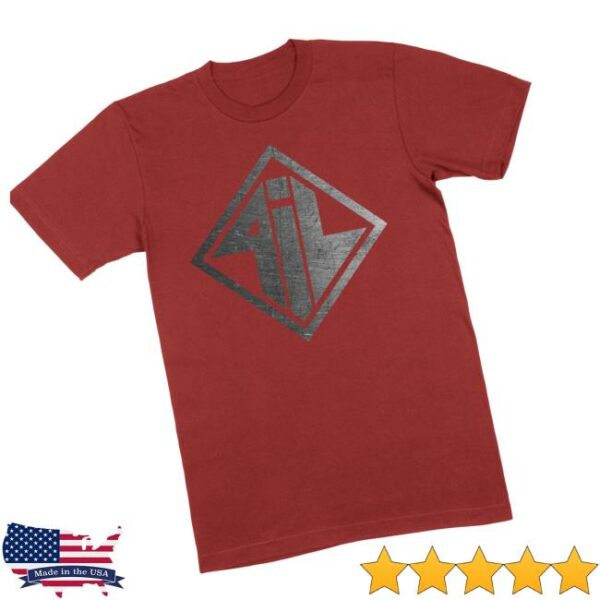 Pil Official Store Merch Brushed Steel Logo T-Shirt