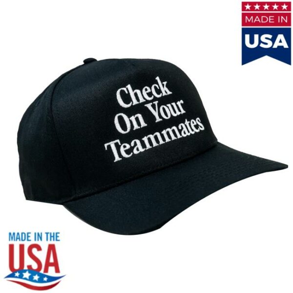 Violent Gentlemen Store Merch Check On Your Teammates A-Frame Snapback