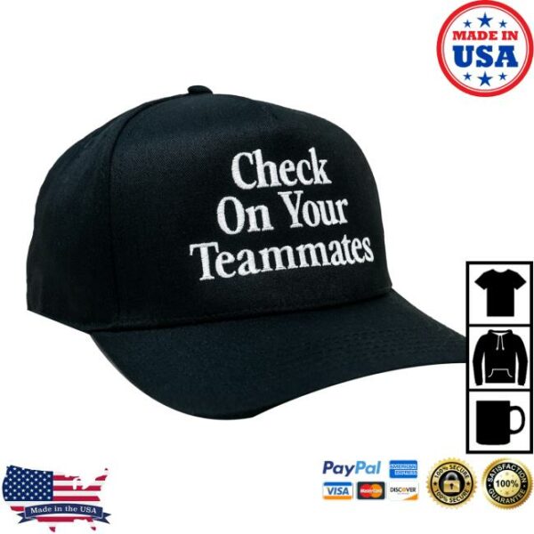 Violent Gentlemen Store Merch Check On Your Teammates A-Frame Snapback