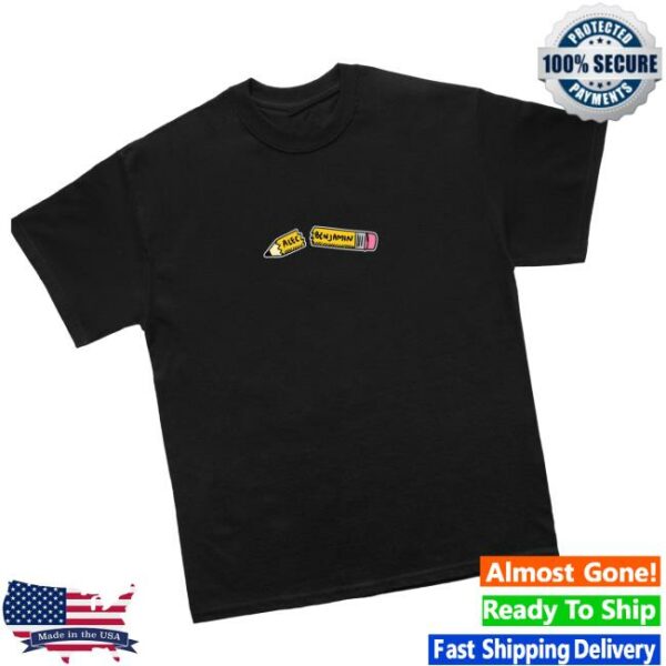 Alec Benjamin Store Merch Pencil Black Tee
