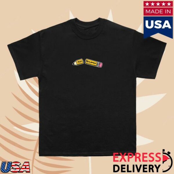 Alec Benjamin Store Merch Pencil Black Tee