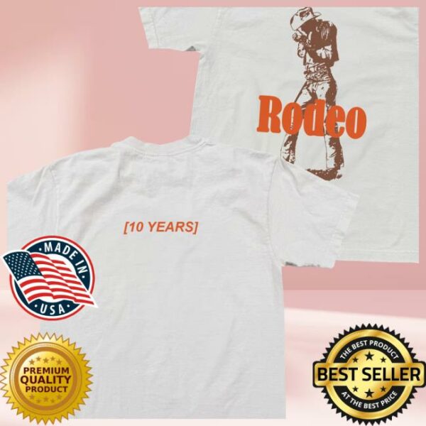 Travis Scott Store Merch Rodeo 10 Years Cowboy Tee