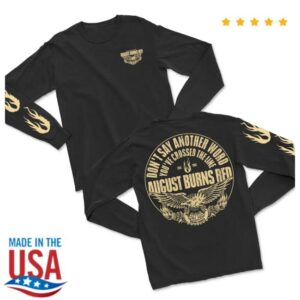 August Burns Red Tour Merch Store White Eagle Long Sleeve T-Shirt