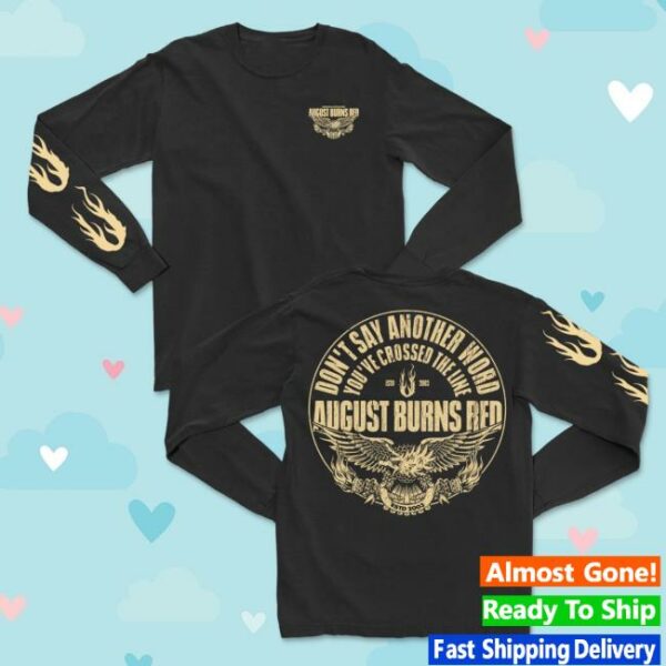 August Burns Red Tour Merch Store White Eagle Long Sleeve T-Shirt