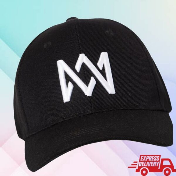 Mmstore Merch Black With White Logo Snapback