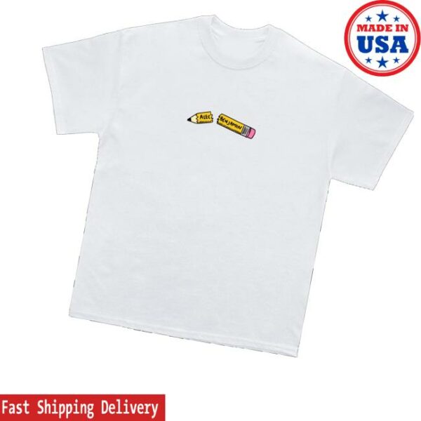 Alec Benjamin Store Merch Pencil Tee