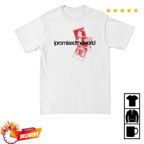 I Promised The World Merch Store Polaroids White Tee