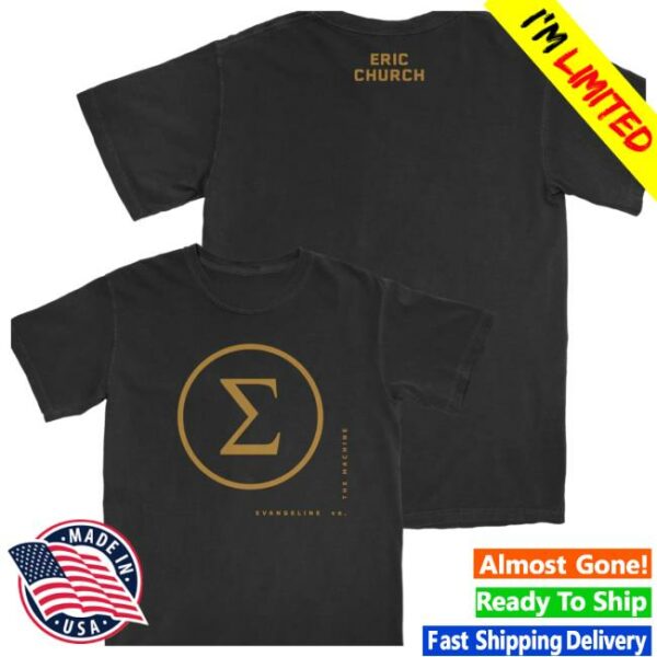 Eric Church Store Merch Evangeline Vs. The Machine Album T-Shirt