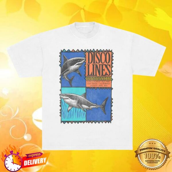 Disco Disco Disco Store Merch Disco Lines Gallagher Square Tee
