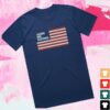 The Bitter Southerner General Store Merch Abide No Hatred American Flag White T-Shirt