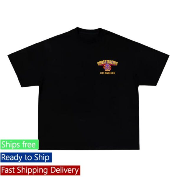 Official Ghost Racing Store Merch Los Angeles Black Shirt