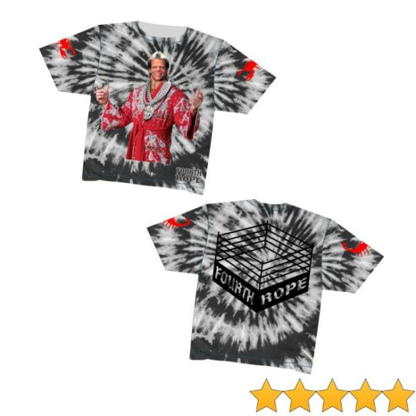 4Th Rope Merch Store Grey Tie Dye Super Luger T-Shirt