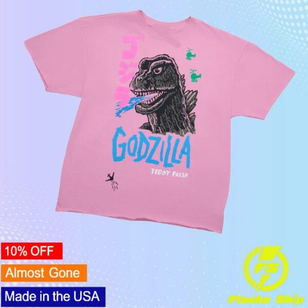 Teddyfresh Merch Store Tf X Godzilla Retro Rampage Tee