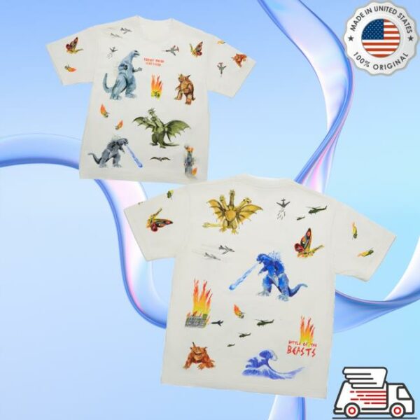 Teddyfresh Merch Store Tf X Godzilla Battle Of The Beasts Tee