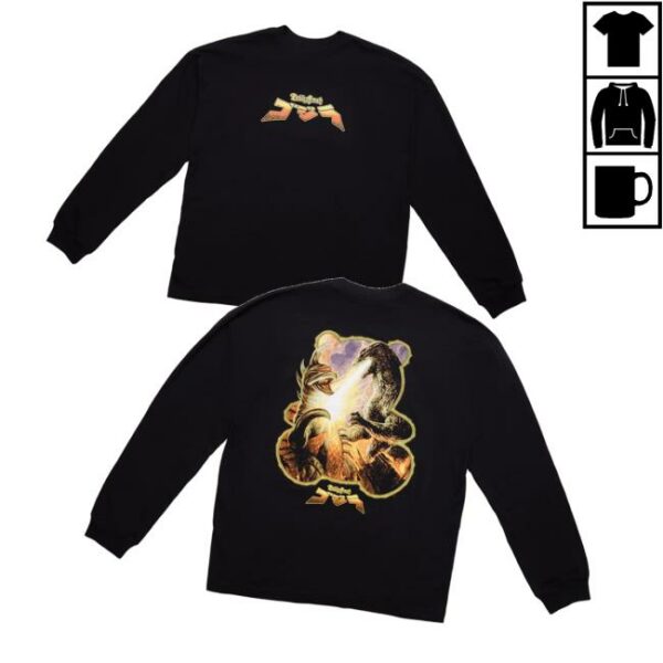 Teddyfresh Merch Store Tf X Godzilla Kaiju Inferno Long Sleeve