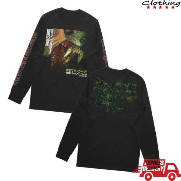 Machin3gir1 Merch Store Wlfgrl 10 Year Anniversary Longsleeve