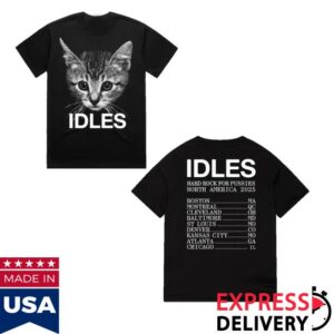 Idles Band Merch Store Hard Rock For Pussies Tour Tee