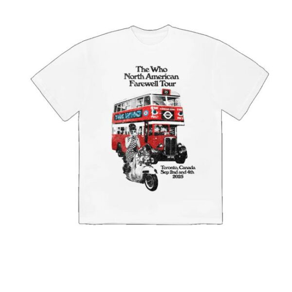 The Who Shop Merch Toronto On 2025 T-Shirt
