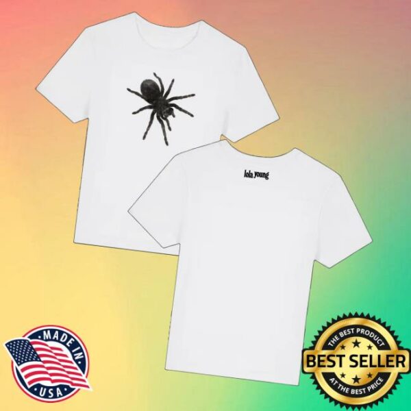 Lola Young Shop Merch Spiders White T-Shirt