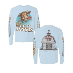 Billy Strings Store Merch Cow Long Sleeve Tee