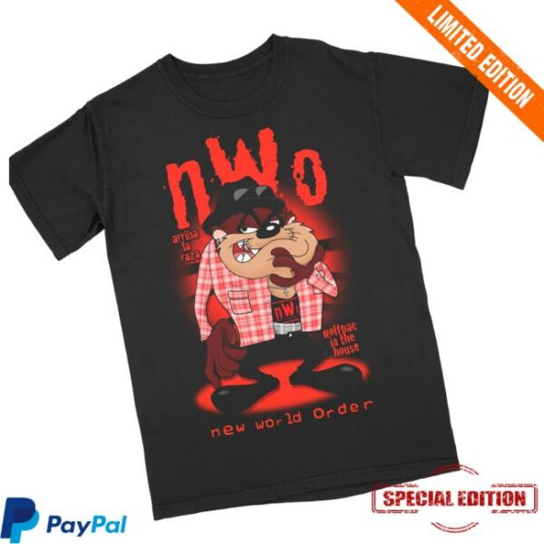 Stashpages Store Merch Taz Black N Red T-Shirt