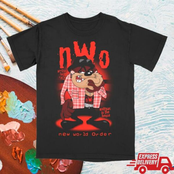 Stashpages Store Merch Taz Black N Red T-Shirt