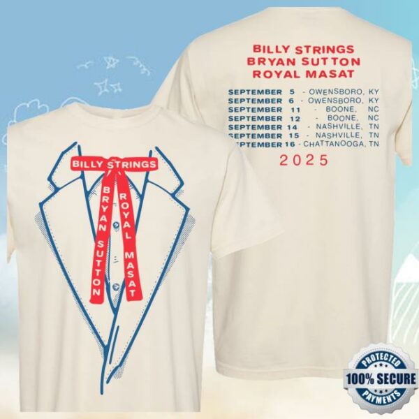 Billy Strings Store Merch Suit With Dates Champagne Rodman Tee