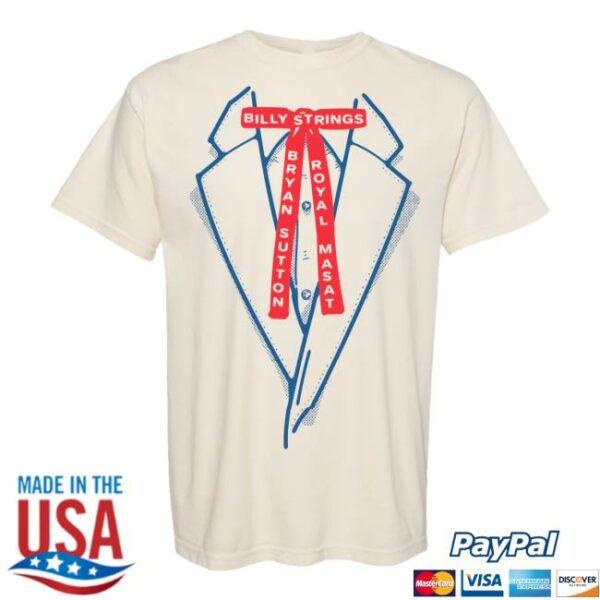 Billy Strings Store Merch Suit With Dates Champagne Rodman Tee