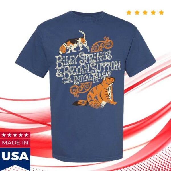 Billy Strings Store Merch Groundhog With Dates Tee