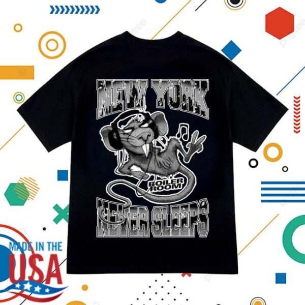 Boiler Room Store Merch Boiler Room Nyc Black T-Shirt
