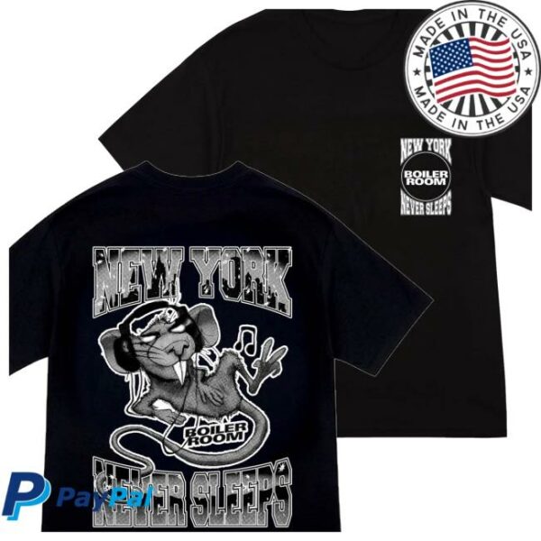 Boiler Room Store Merch Boiler Room Nyc Black T-Shirt