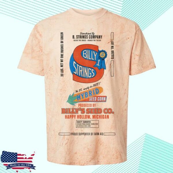 Billy Strings Store Merch Seed Co Tee