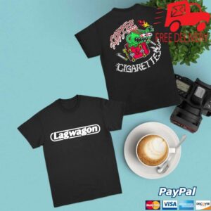 Lagwagon Store Merch Coffee And Cigarettes Tee
