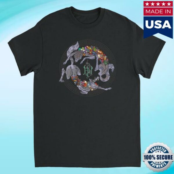 The Un Official Store Merch Wolf Circle Emblem Tee