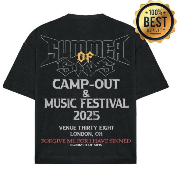 Shopholysinner Store Merch Holy Sinner Sos ’25 Skeleton Rock Band T-Shirt