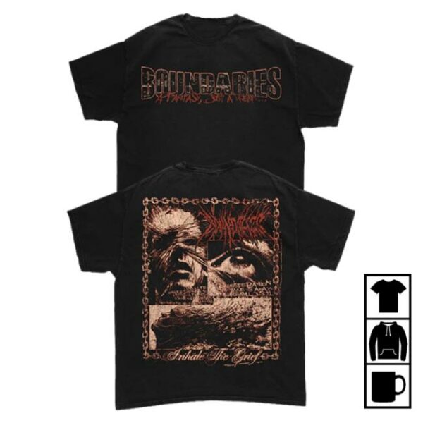 Boundaries Store Merch Inhale The Grief Black Tee