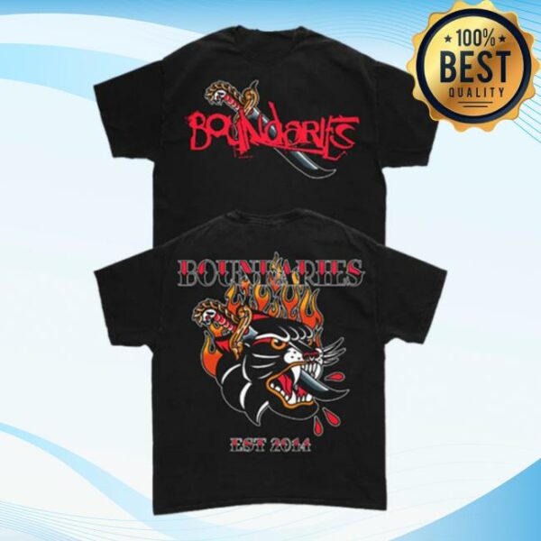 Boundaries Store Merch Panther Black Tee