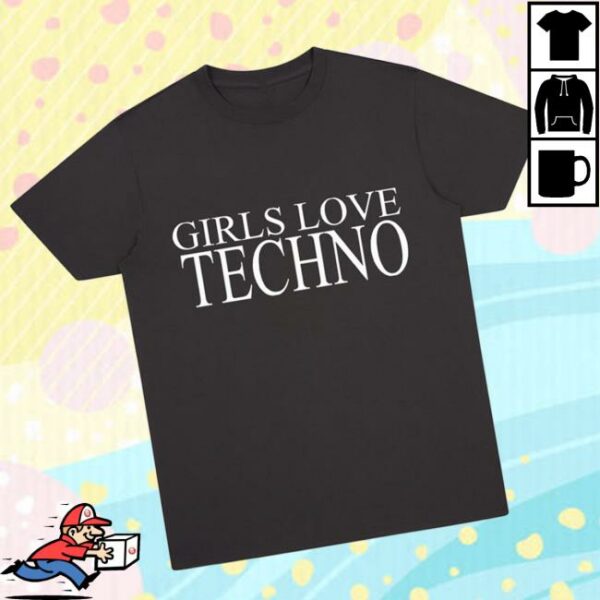 Dirty Hit Store Merch Kelly Lee Owens Girls Love Techno Tee