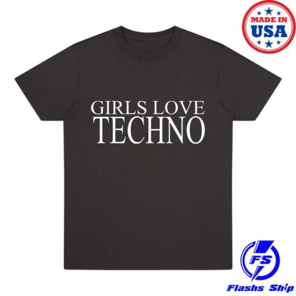 Dirty Hit Store Merch Kelly Lee Owens Girls Love Techno Tee