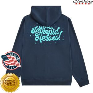 Dropout Store Merch Hi Intrepid Heroes Zip-Up Hoodie