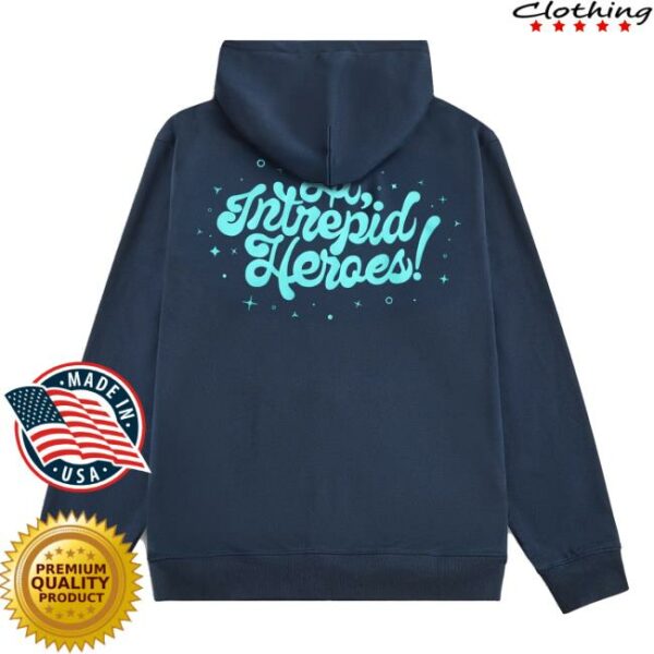 Dropout Store Merch Hi Intrepid Heroes Zip-Up Hoodie