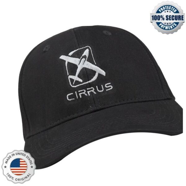 Cirrus Aircraft Store Merch No Button Pilot Cap