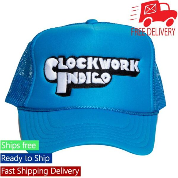 The Glorious Dead Store Merch Clockwork Indigo Trucker Cap