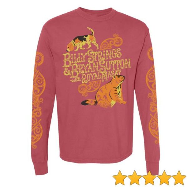 Billy Strings Store Merch Groundhog With Dates Long Sleeve Tee