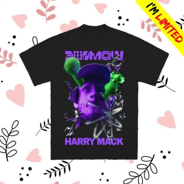 Harry Mack Official Store Merch Anomaly Tour 2025 Black T-Shirt