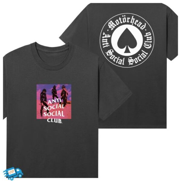 Antisocialsocialclub Store Merch Assc X Motörhead Aces Forever Tee