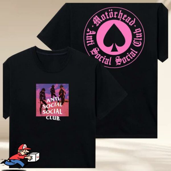Antisocialsocialclub Store Merch Assc X Motörhead Aces Forever Tees