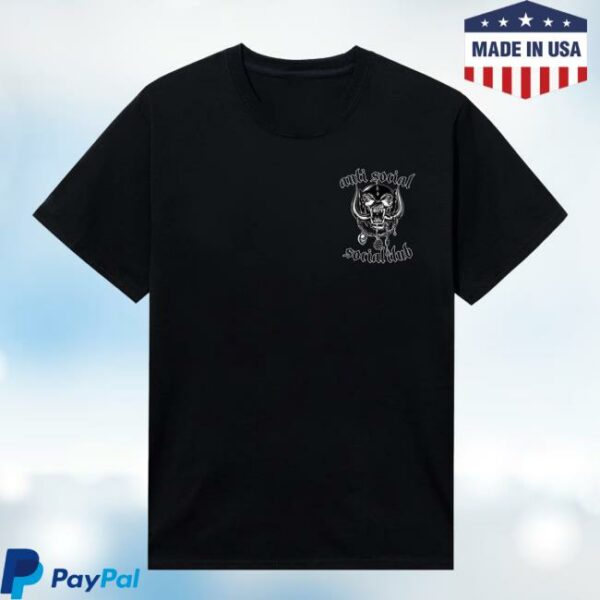 Antisocialsocialclub Store Merch Assc X Motörhead Social Pig Tee