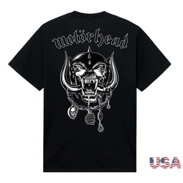 Antisocialsocialclub Store Merch Assc X Motörhead Social Pig Tee
